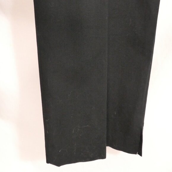 RAFAELLA | size 12 | Classic Black Dress Pants / Trousers | Side Zip Closure - Picture 9 of 16
